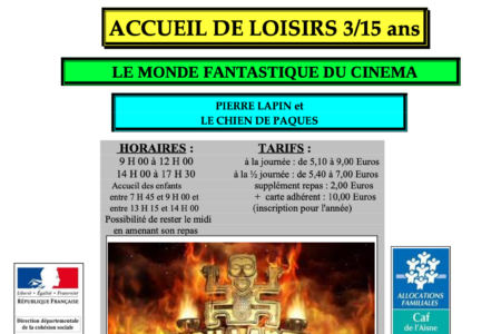 Le Monde fantastique du cinéma (Vacances de Pâques)