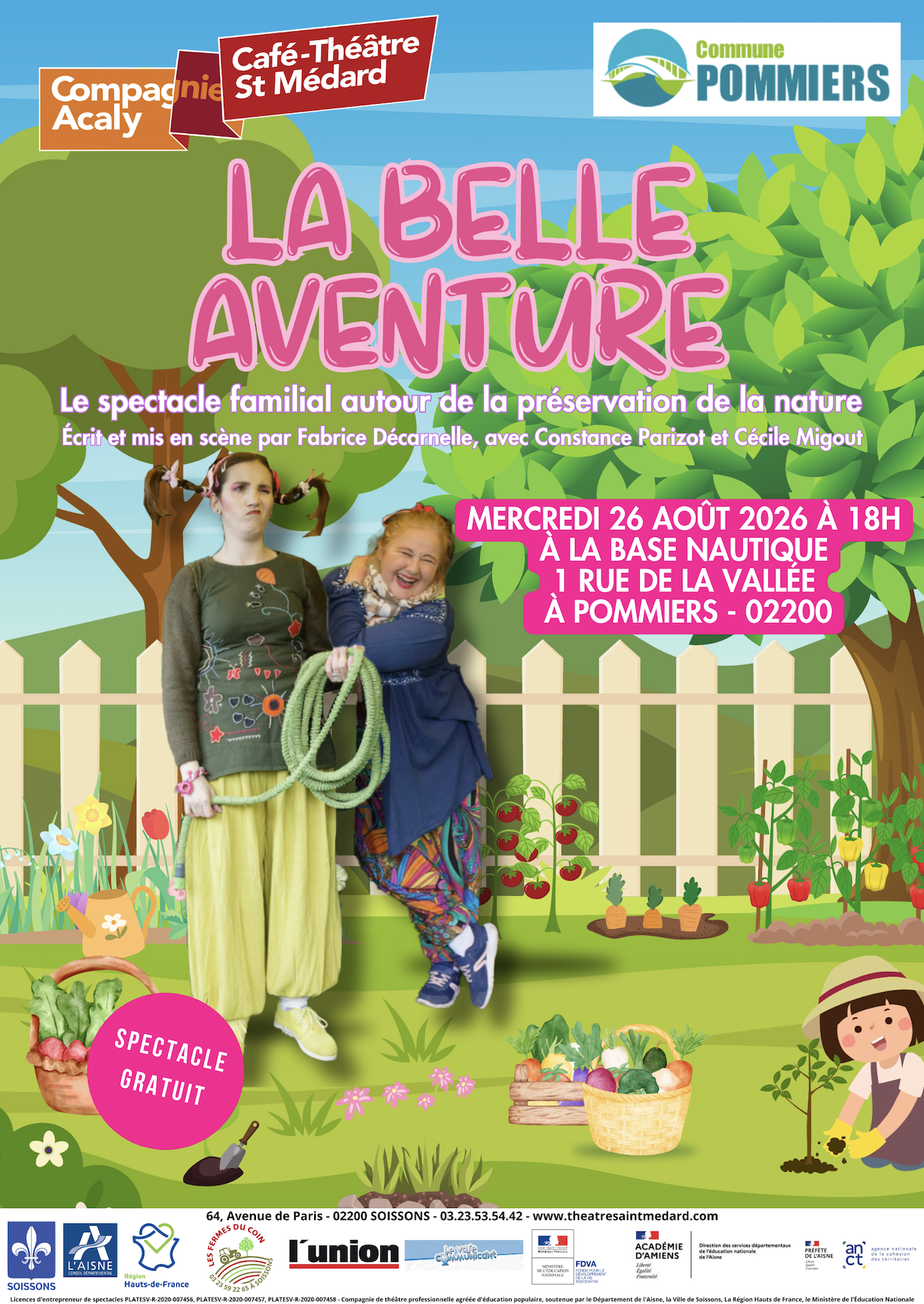 THÉÂTRE GRATUIT (26 août)